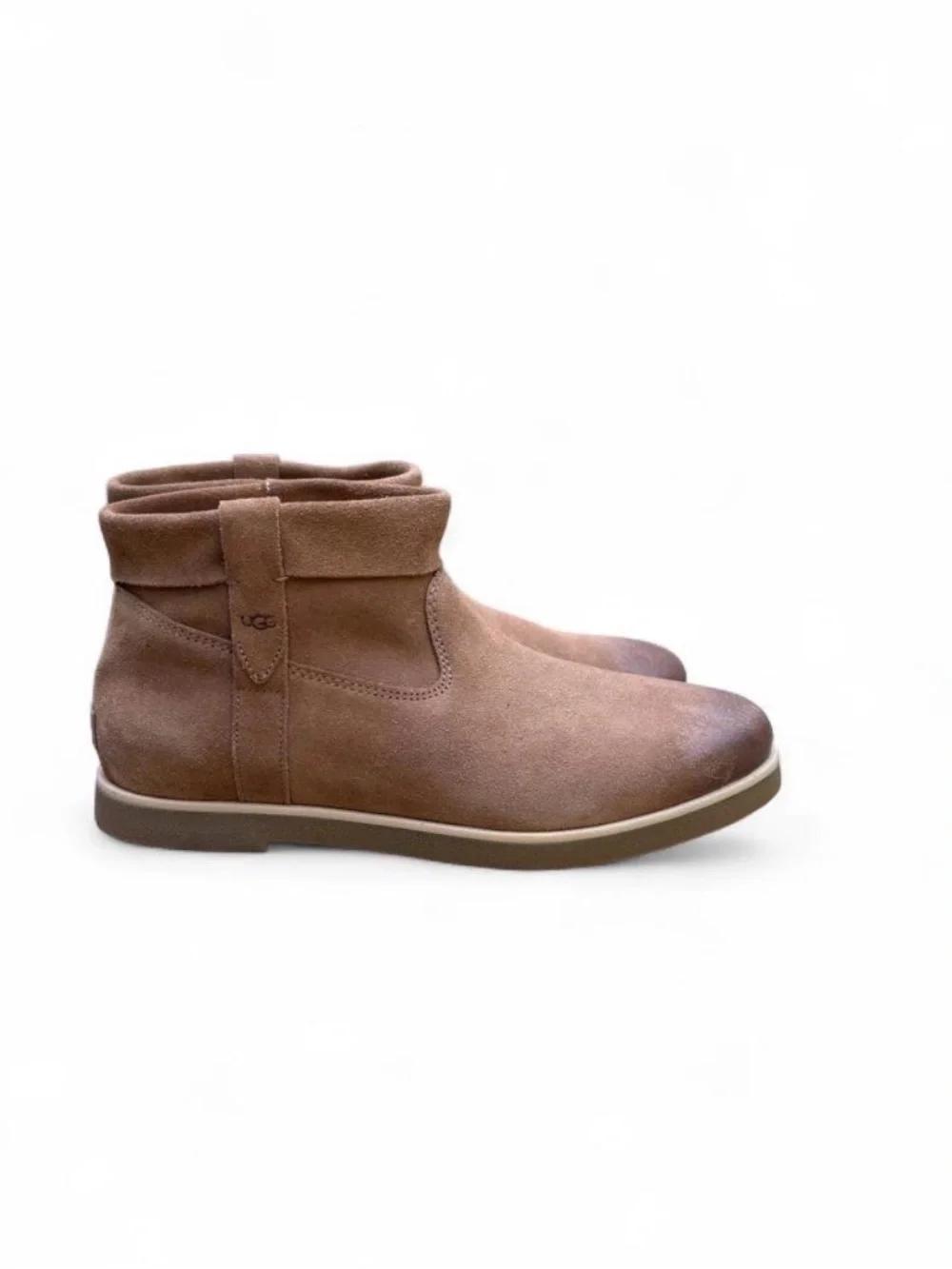 UGG Josefene Cuff Chestnut Suede Ankle Boots Size 10 NWOT